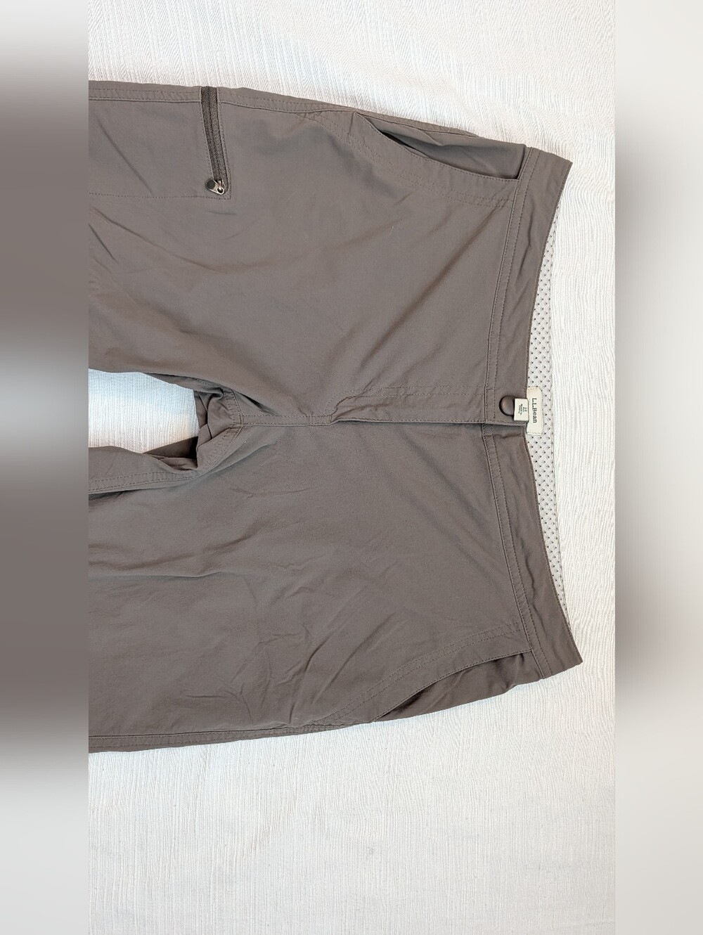 L.L. Bean Women's Gray Hiking Pants Sz 14 - Picture 6 of 12